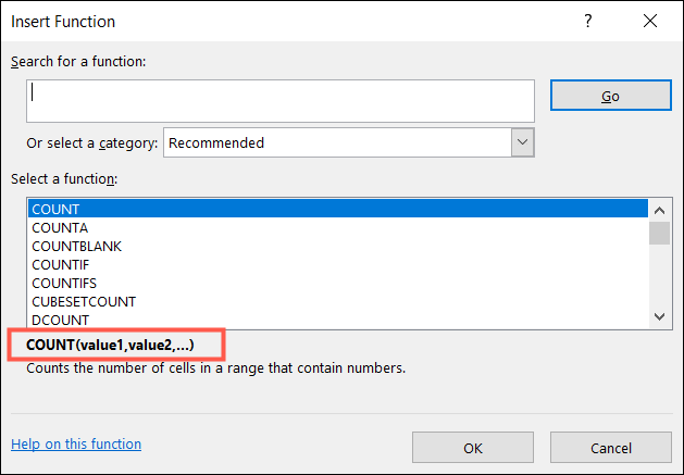 CountSyntax-ExcelFunctionsFormulas