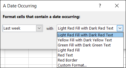 DateOccurringFormat-ExcelConditionalFormattingDates