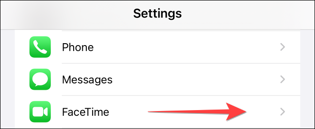 Select-FaceTime-Option