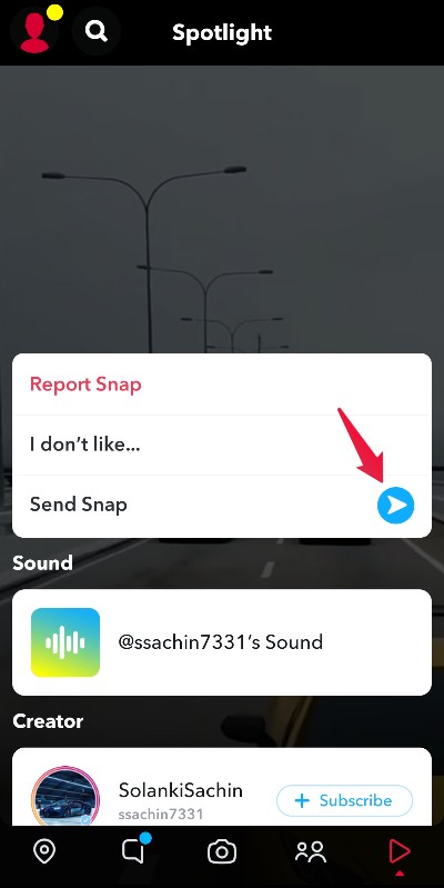 Send-Snap