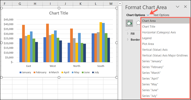 如何在 Microsoft Excel 中制作图表