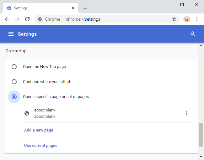 chrome-startup-about-blank