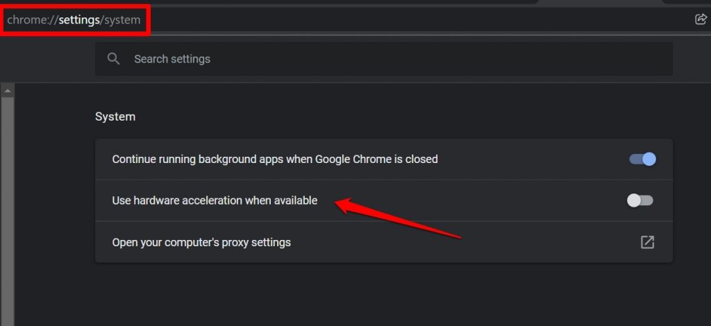 disable-hardware-acceleration-Chrome