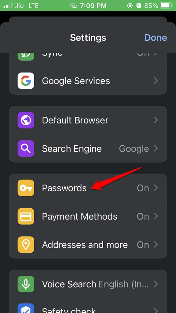 iOS-Chrome-passwords