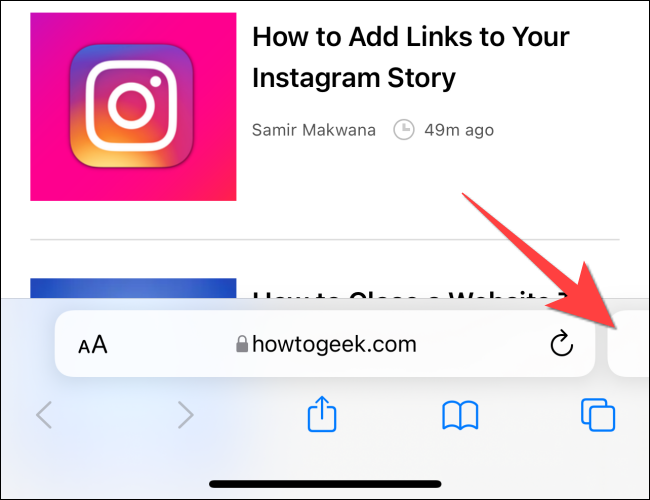 part-of-an-open-tab-on-the-right
