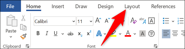 1-word-layout-tab