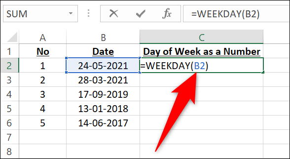 2-enter-weekday-function