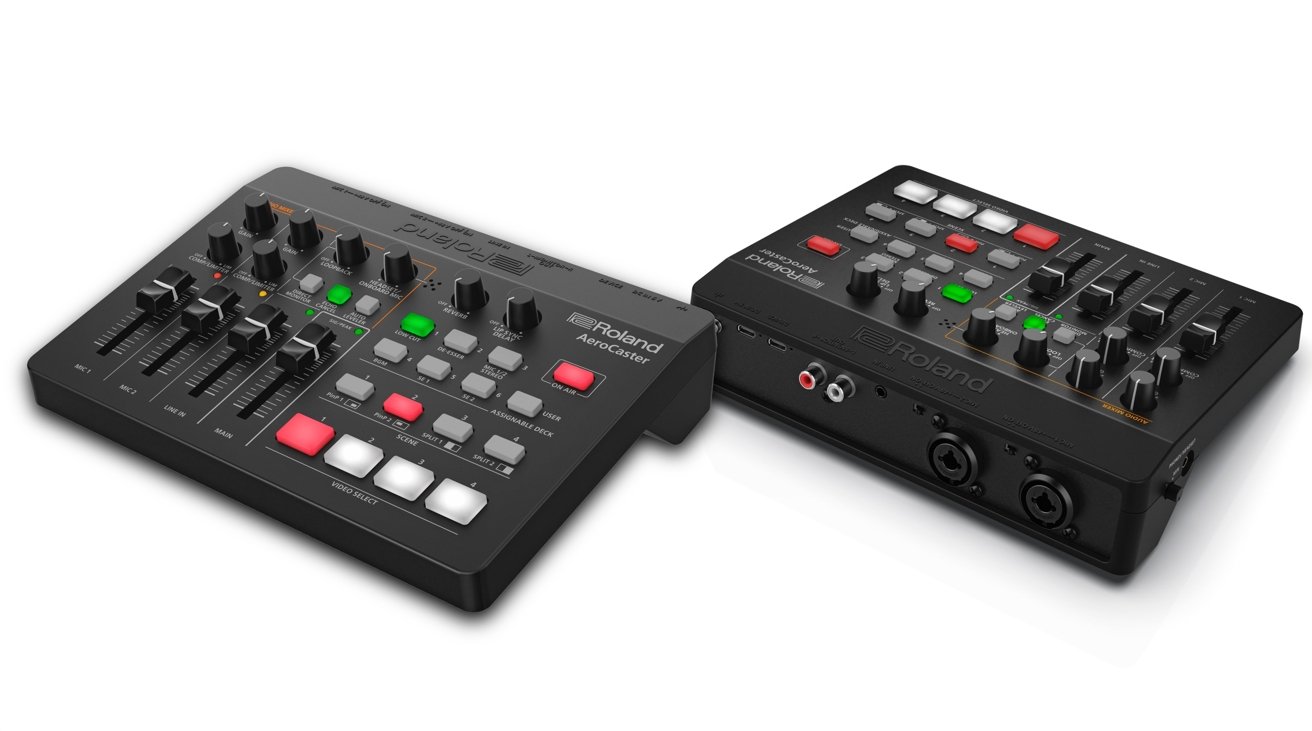 Roland AeroCaster 直播系统为 iPhone 和 iPad 交换摄像头 Roland AeroCaster 直播系统为 iPhone 和 iPad 交换摄像头