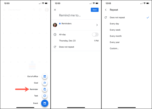 CreateReminderMobile-GoogleCalendarTasksReminders