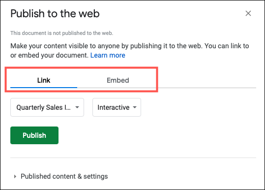 如何从 Google 表格保存或发布图表 如何从 Google 表格保存或发布图表
