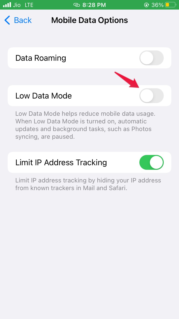Low-Data-Mode