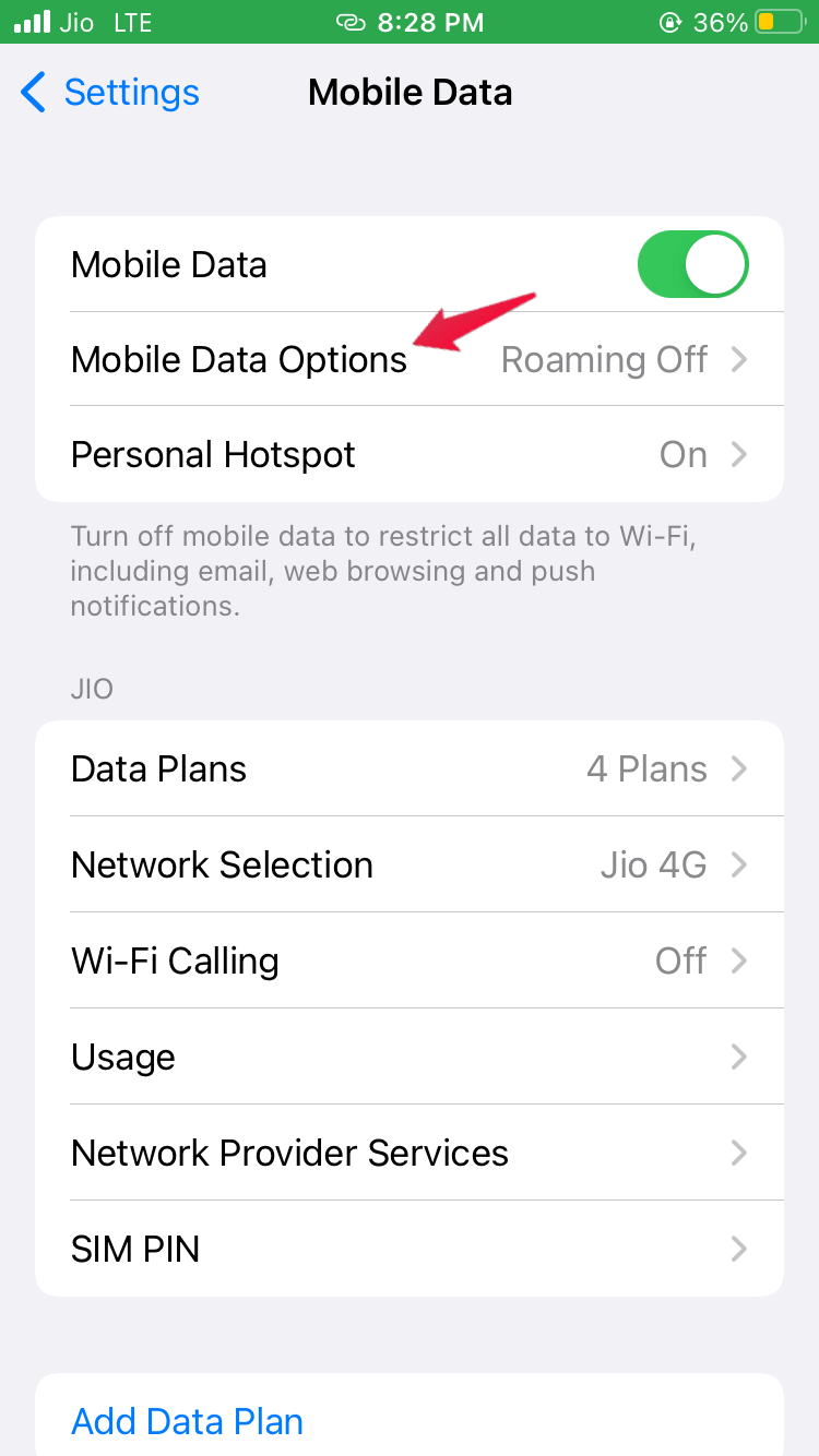 Mobile-Data-Options