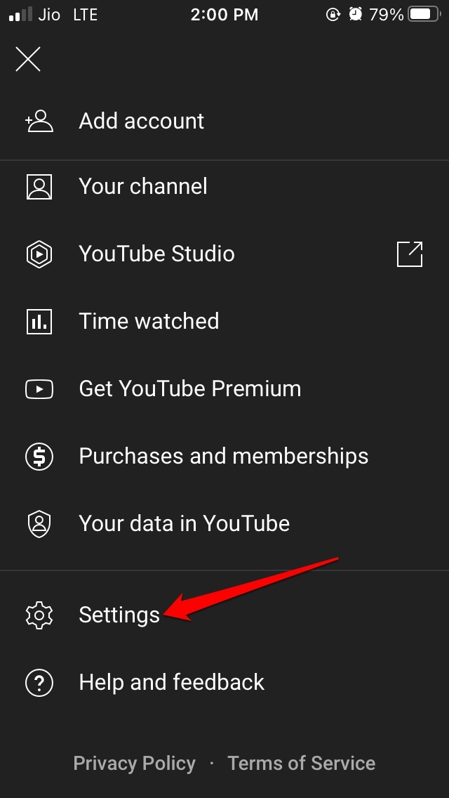 YouTube-app-settings