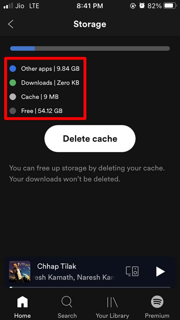 check-iPhone-storage-from-Spotify