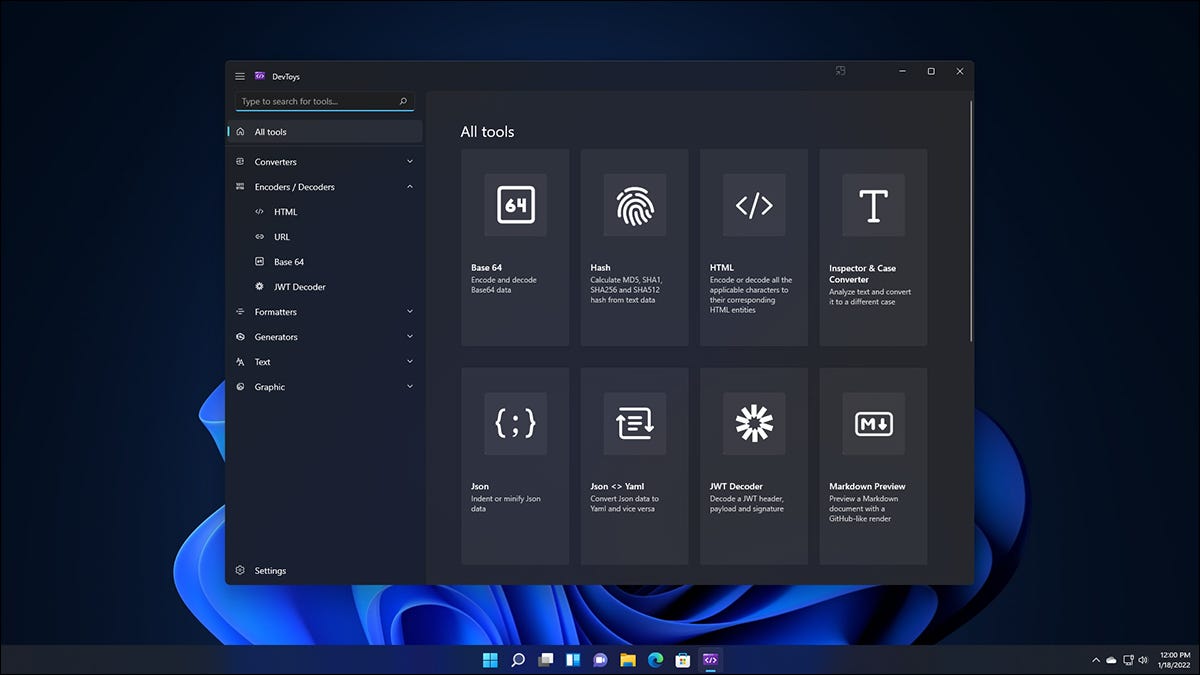 适用于 Windows 的 DevToys 是适用于开发人员的 Microsoft PowerToys 适用于 Windows 的 DevToys 是适用于开发人员的 Microsoft PowerToys