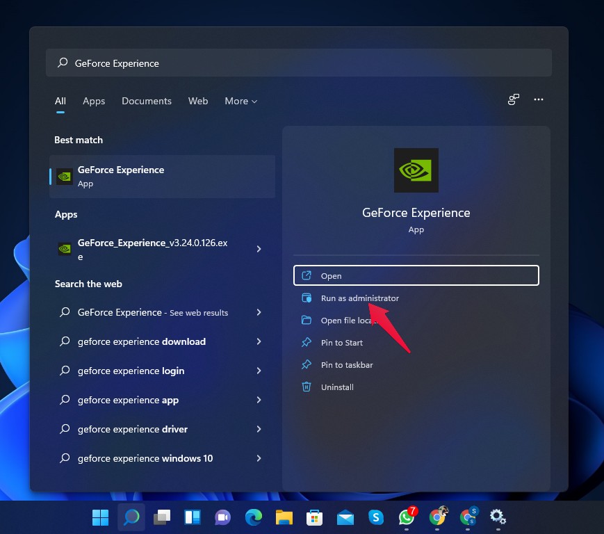 geforce-run-as-administrator