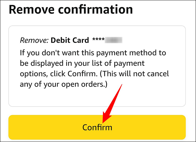 如何从您的亚马逊账户中删除信用卡