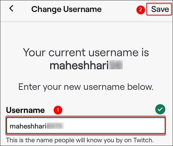 如何更改您的 Twitch 名称