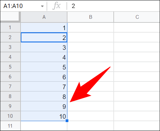 如何在 Google 表格中自动填充顺序数据 如何在 Google 表格中自动填充顺序数据