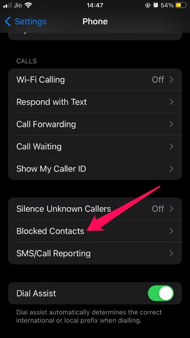 Blocked-contacts-phone