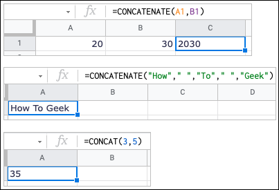 CONCAT-GoogleSheetsBasicFunctions