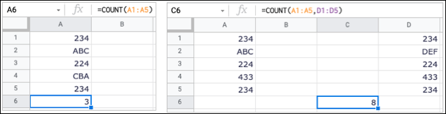 COUNT-GoogleSheetsBasicFunctions