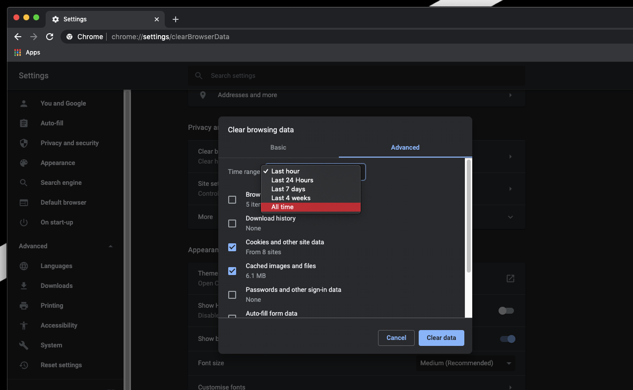 Clear_browser_cache_and_site_cookies_from_Chrome_Computer
