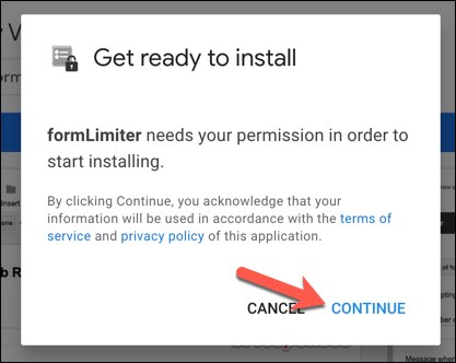 Google-Forms-formLimiter-Confirm-Installation