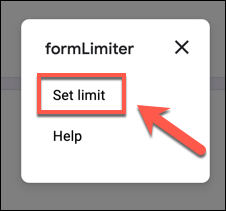Google-Forms-formLimiter-Set-Limit-Option