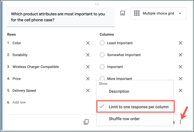 LimitResponsePerColumn-GoogleSheetsRankQuestion
