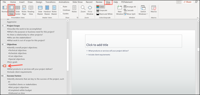 如何在 Microsoft PowerPoint 中创建目录 如何在 Microsoft PowerPoint 中创建目录