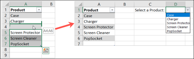 RemoveTableItem-ExcelEditDropDownList