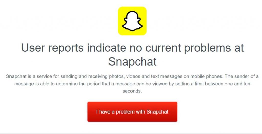 Snapchat-downdetector