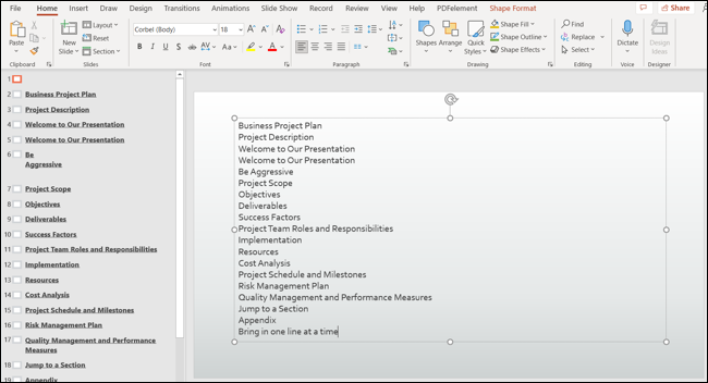 如何在 Microsoft PowerPoint 中创建目录 如何在 Microsoft PowerPoint 中创建目录