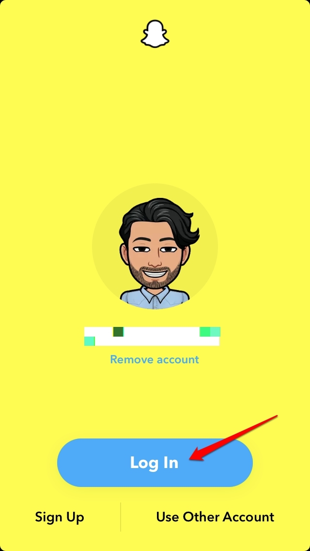 log-in-to-snapchat