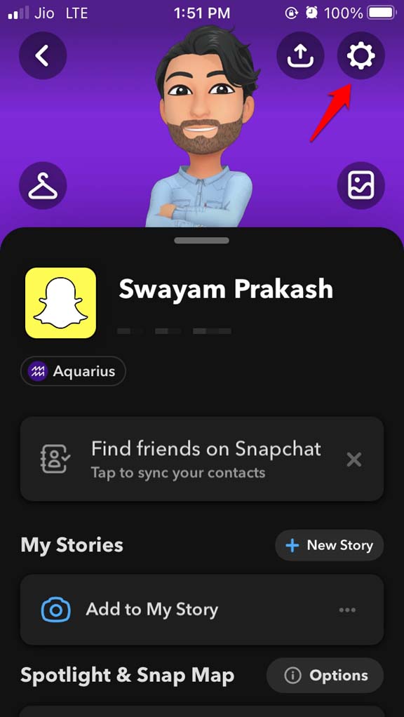 snapchat-settings