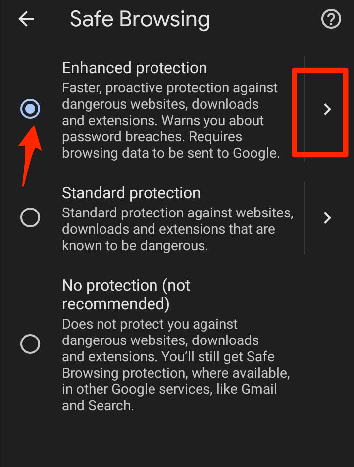 如何在 Android 版 Chrome 上启用安全浏览？