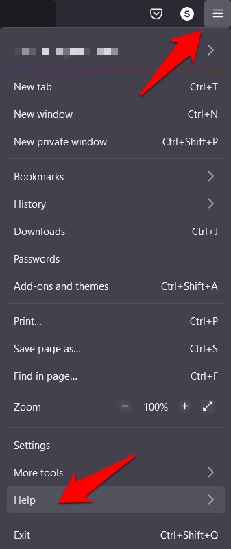 Firefox-Help-option-menu