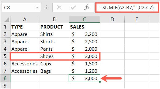 如何在 Microsoft Excel 中使用 SUMIF 如何在 Microsoft Excel 中使用 SUMIF