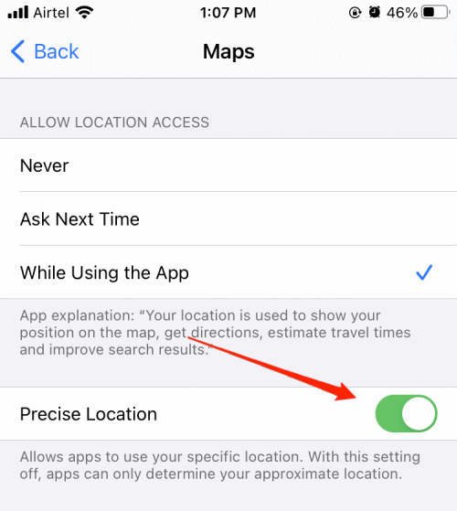 Precise-location-iphone