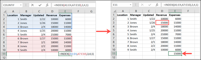 ReferenceFirstArea-ExcelINDEXFunction