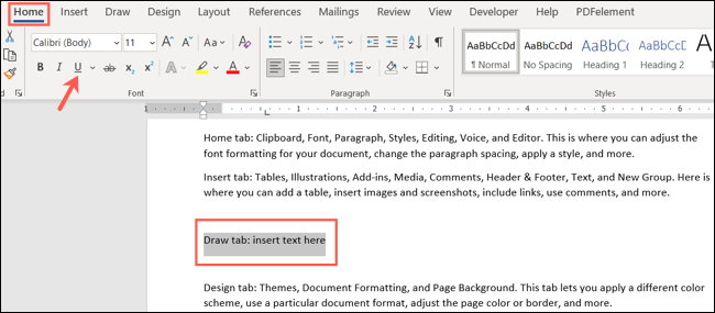 Remove-WordUnderline