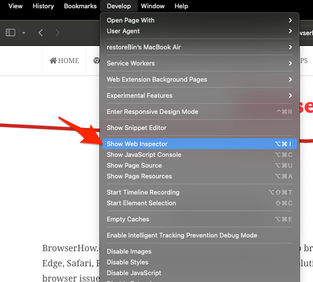 Show_Web_Inspector_option_in_Develop_Menu_of_Safari_Mac