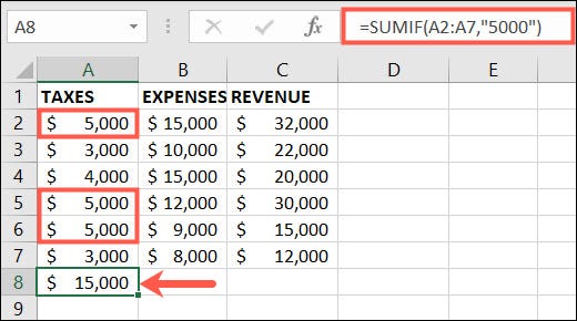 如何在 Microsoft Excel 中使用 SUMIF 如何在 Microsoft Excel 中使用 SUMIF