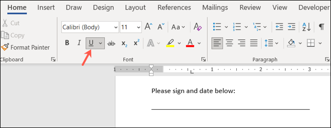 UnderlineTabStops-WordUnderline