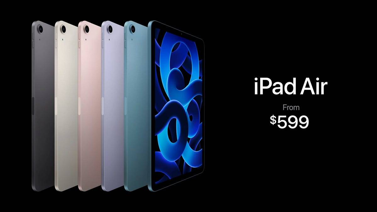 新 iPad Air 配备 Speedy M1 芯片 新 iPad Air 配备 Speedy M1 芯片