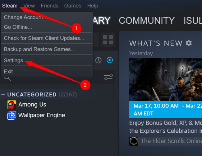 click-Steam-then-click-Settings-1