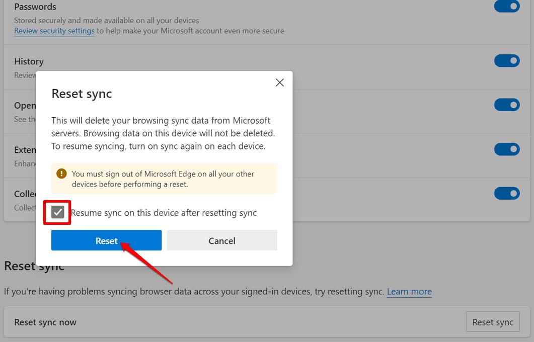 confirm-reset-sync-on-Edge