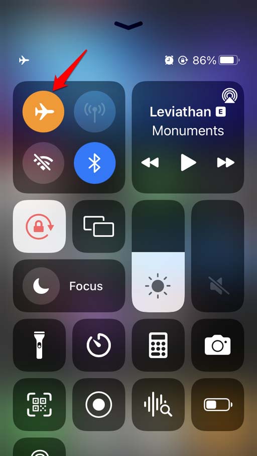 disable-the-flight-mode-on-iPhone