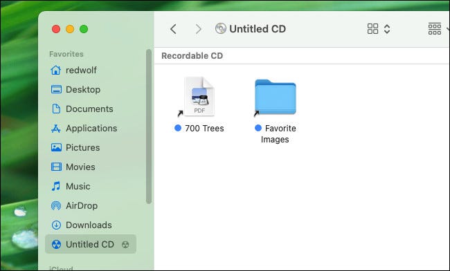 如何在 Mac 上刻录 CD 或 DVD